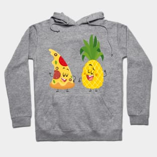 best friends pizza & pineapple Hoodie